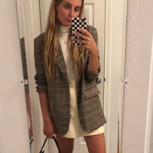 H&M Plaid Blazer Size Small